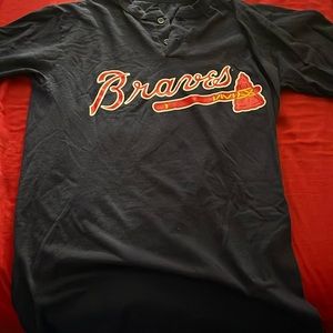 Atlanta Braves 2 button majestic shirt